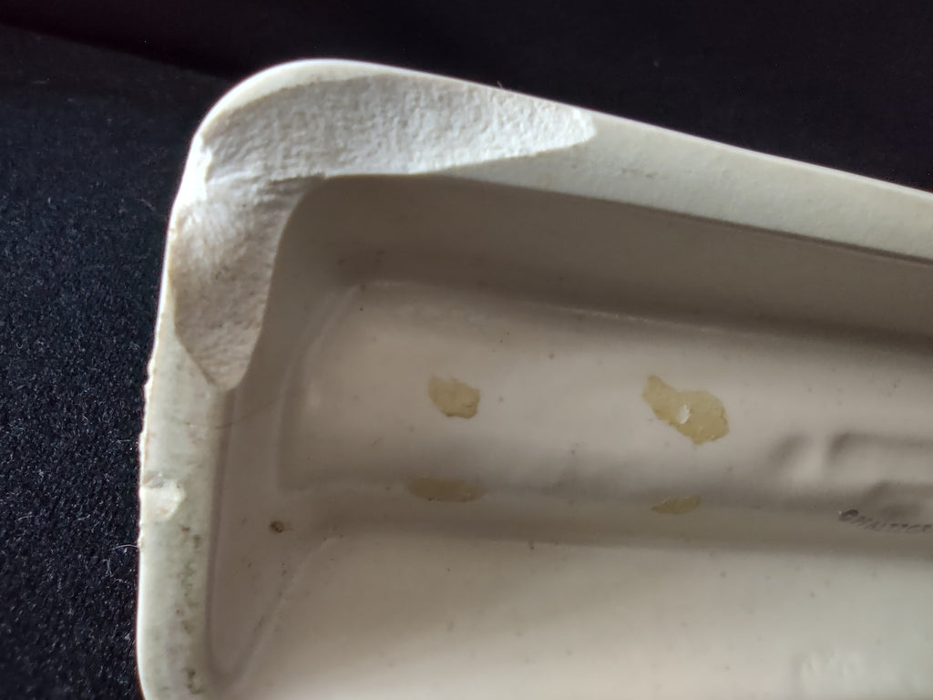 Vintage Pfaltzgraff Remembrance Napkin Holder Letter Holder Cream Floral [6390]