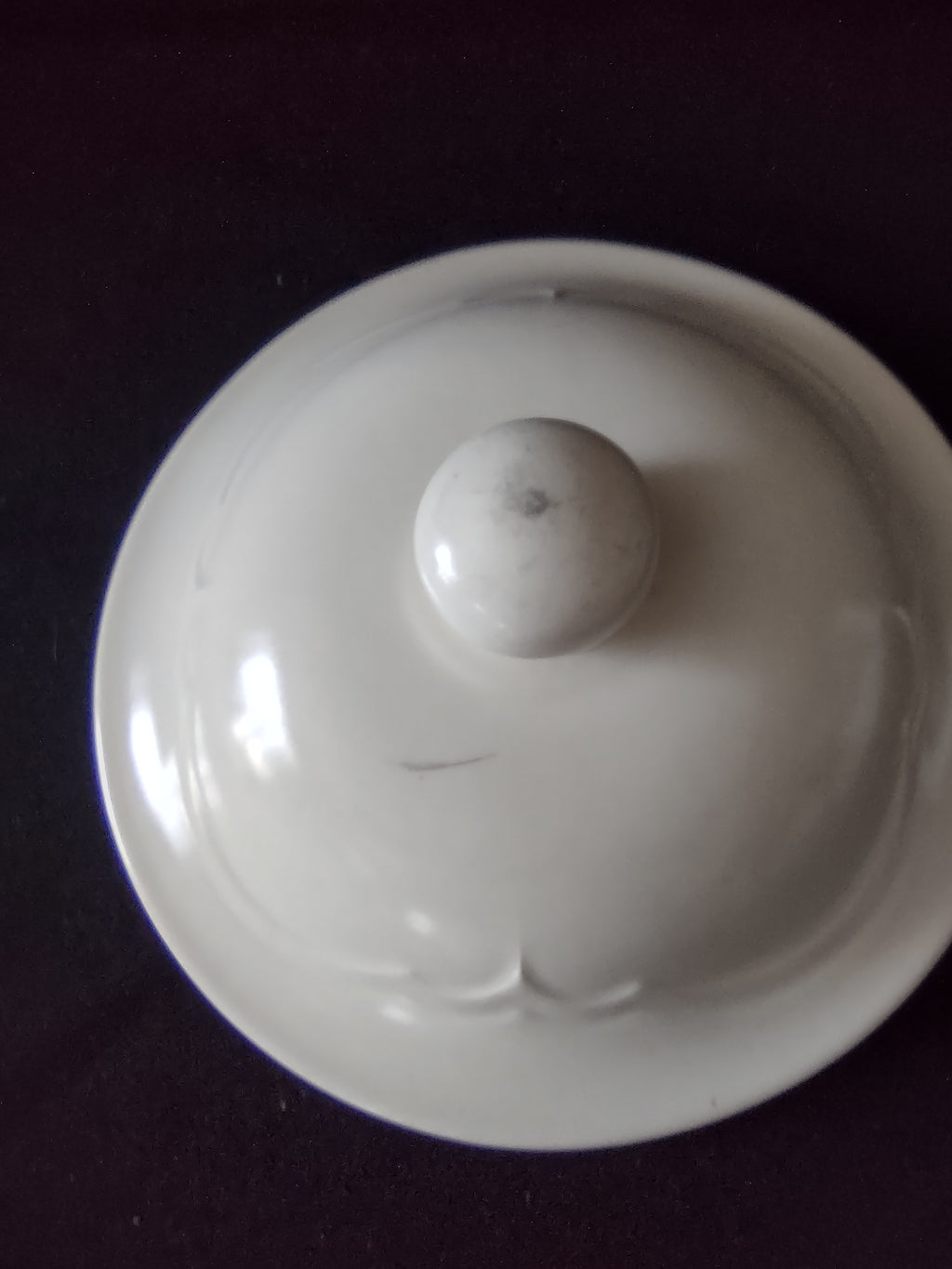 Vintage Pfaltzgraff Tea Rose Covered Casserole Bowl Pink Blue Floral Cream USA [6393]