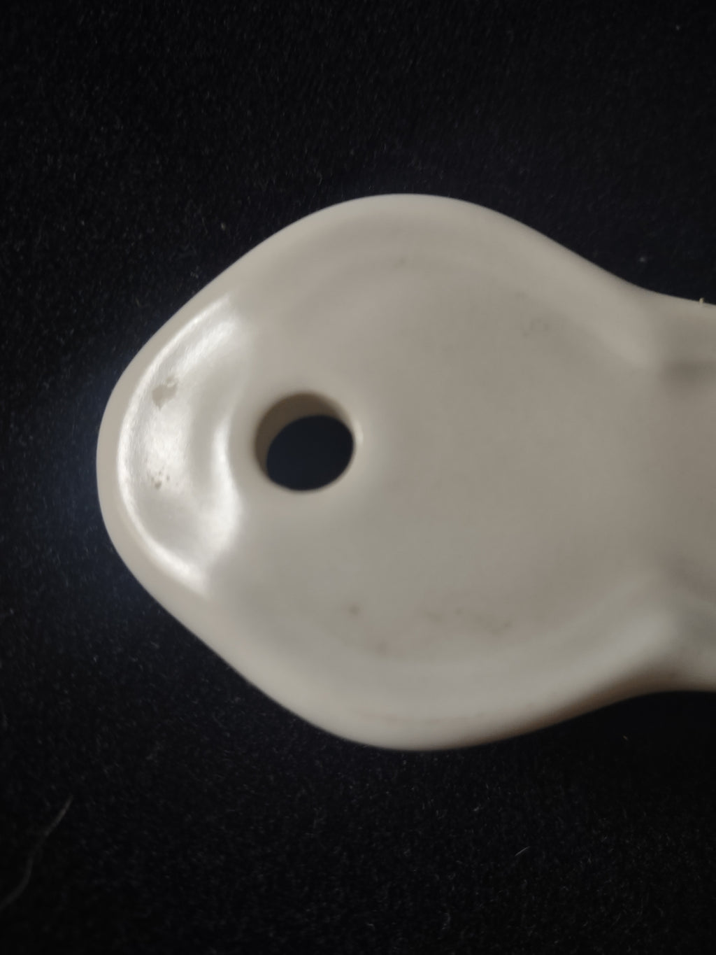 Vintage Pfaltzgraff Tea Rose Ceramic Spoon Rest Pink Rose Cream [6395]