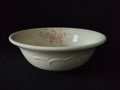 Vintage Pfaltzgraff Tea Rose Serving Bowl Pink & Blue Floral Cream [6399]