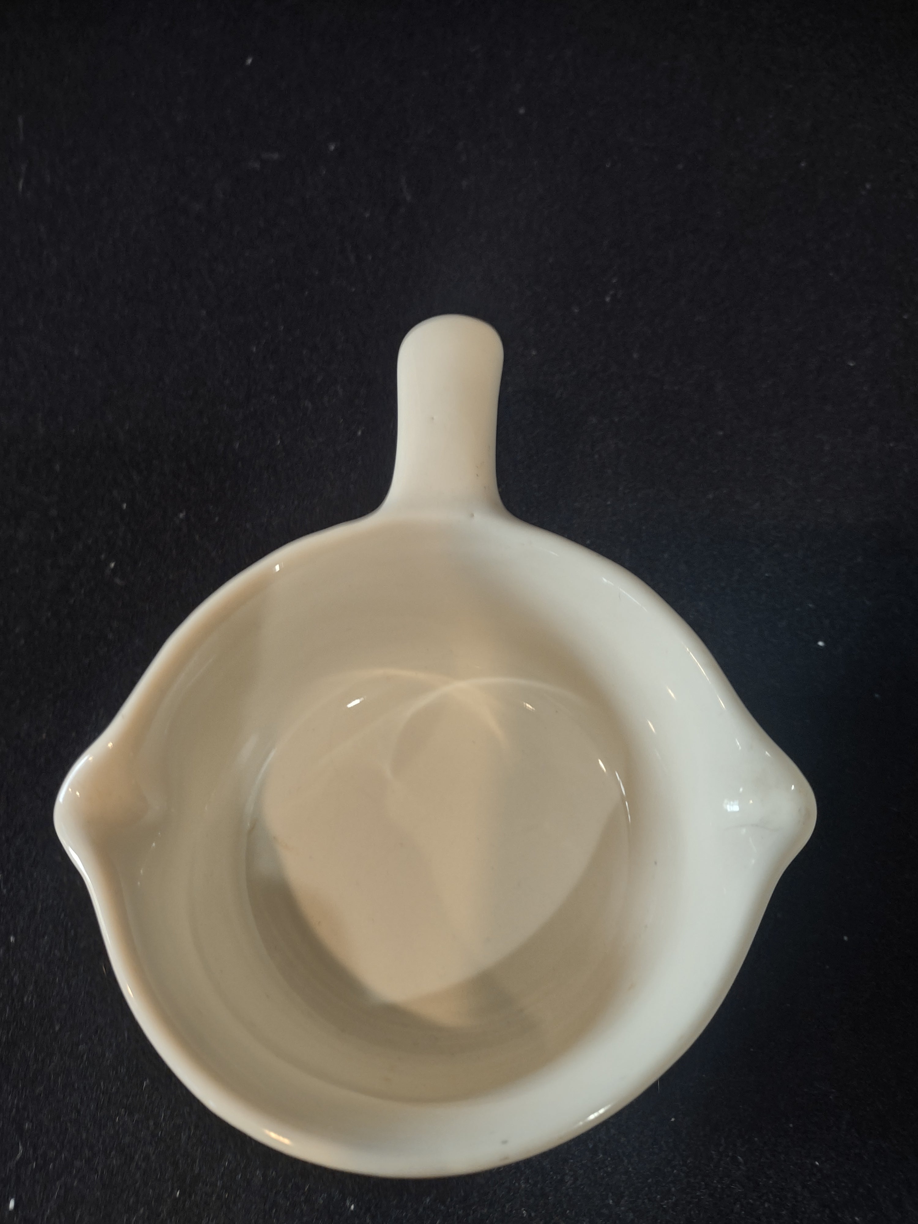 Vintage Pfaltzgraff Tea Rose Gravy Ladle Spoon Pink Floral Cream [6404]