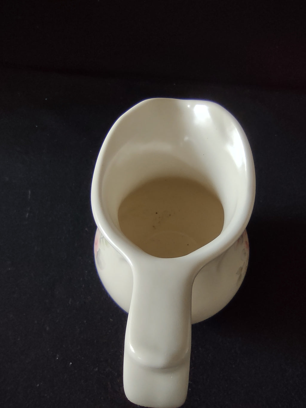 Vintage Pfaltzgraff Tea Rose Creamer Pitcher Pink Roses Cream Stoneware [6406]