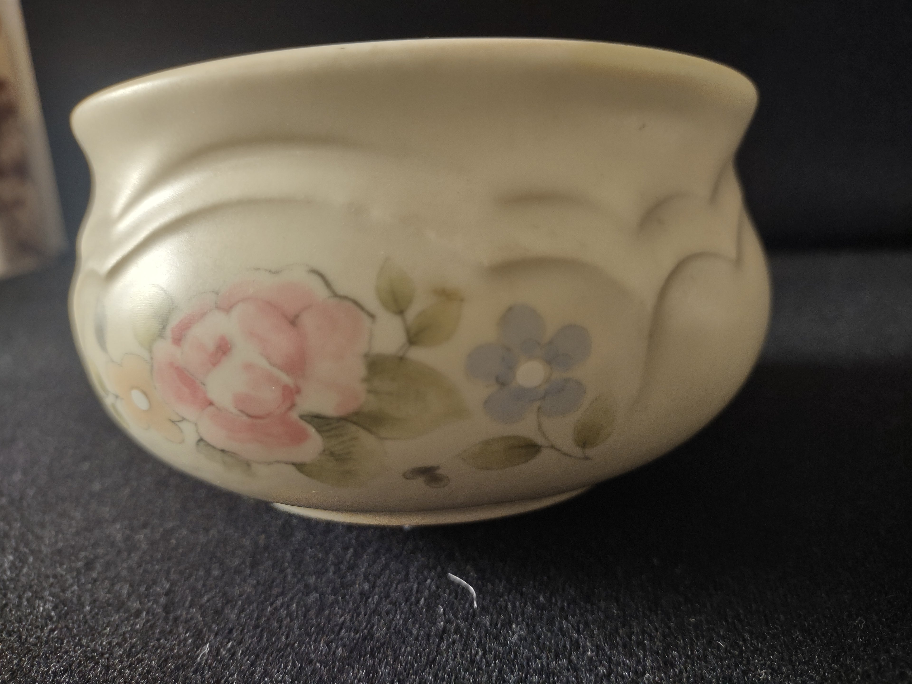 Vintage Pfaltzgraff Tea Rose Lidded Sugar Bowl Canister [6408]