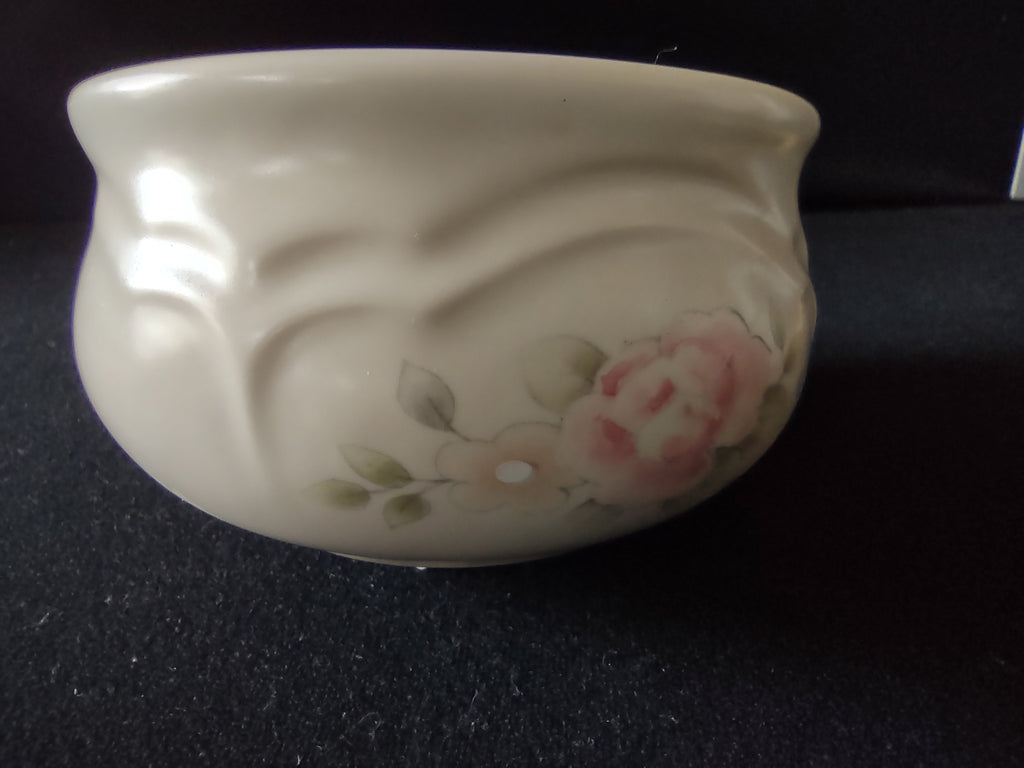 Vintage Pfaltzgraff Tea Rose Lidded Sugar Bowl Pink Floral [6409]