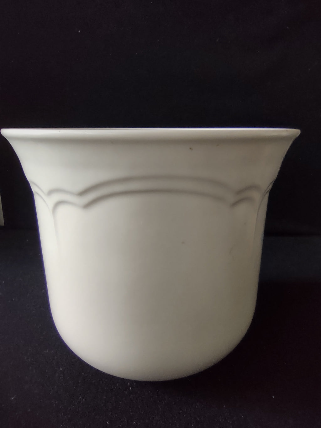 Vintage Pfaltzgraff Tea Rose Canister Pink Blue Floral Stoneware USA [6410]