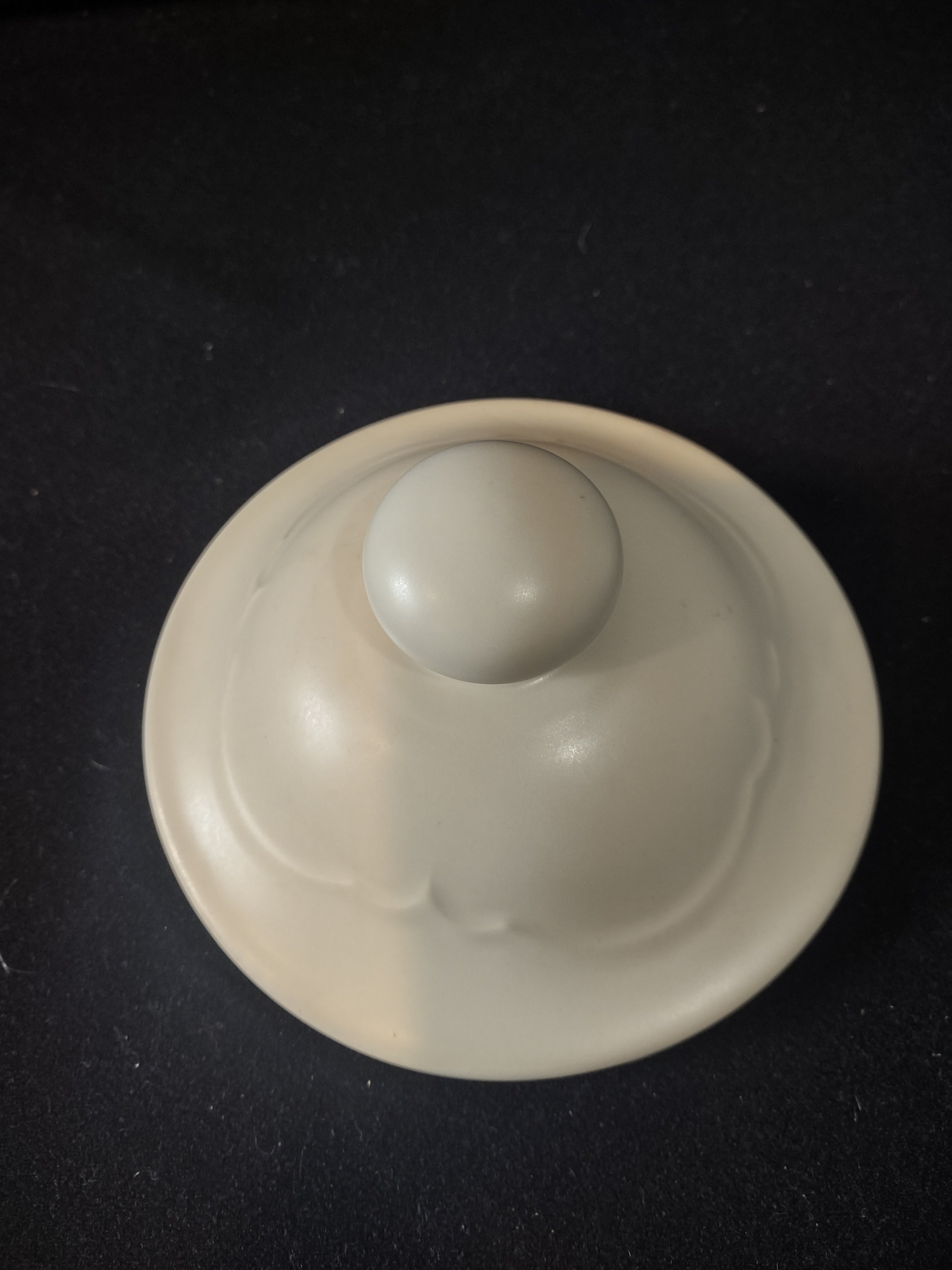 Vintage Pfaltzgraff 504 Cream Ceramic Replacement Lid Knob Finial [6412]