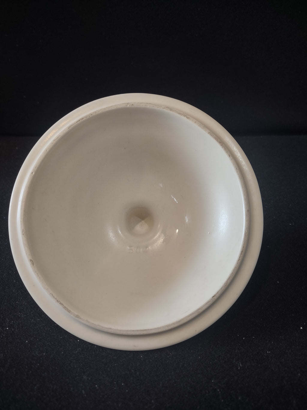 Vintage Pfaltzgraff 504 Cream Ceramic Replacement Lid Knob Finial [6412]