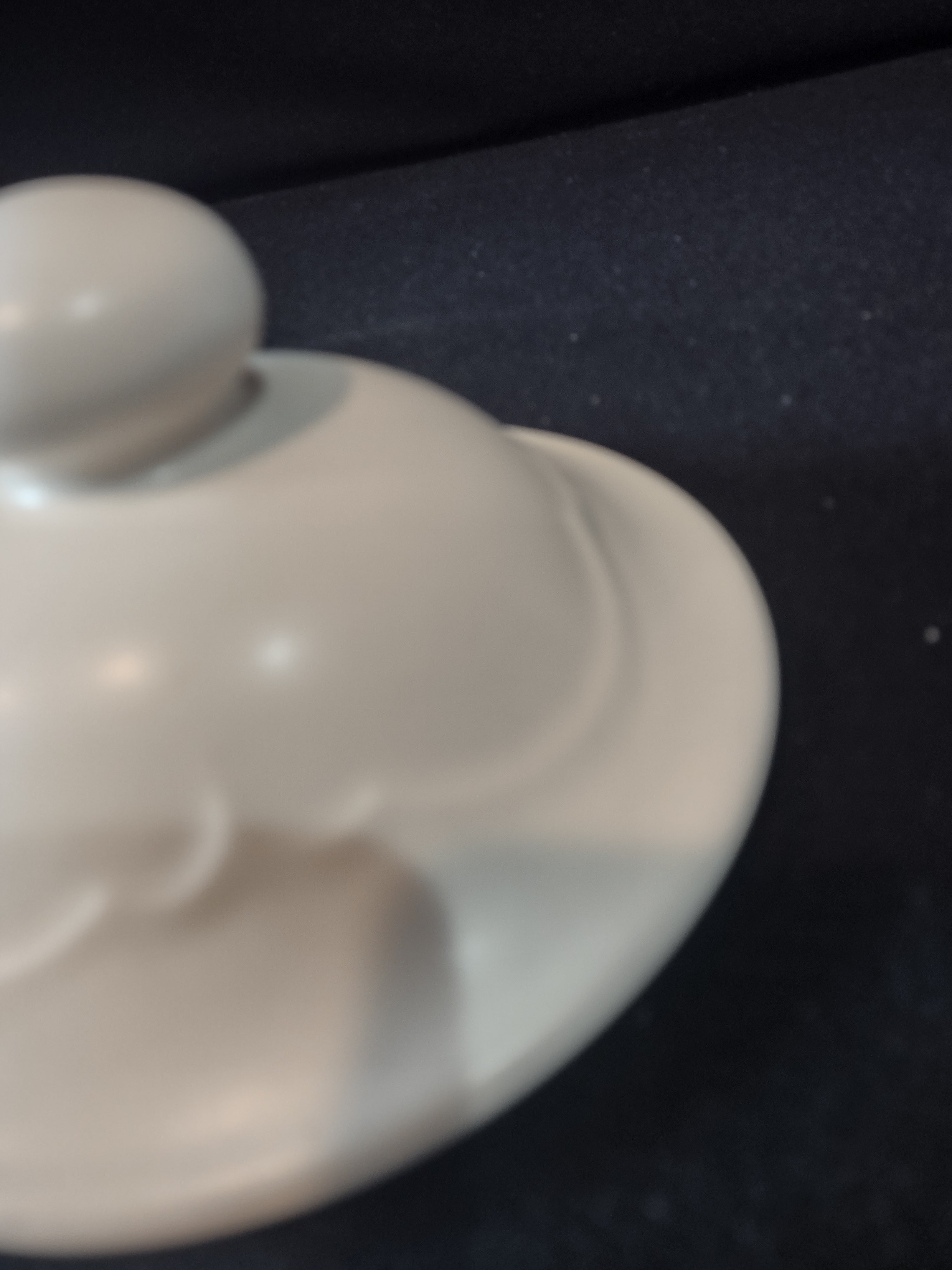 Vintage Pfaltzgraff 504 Cream Ceramic Replacement Lid Knob Finial [6412]