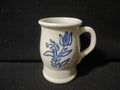 Vintage Pfaltzgraff Yorktowne Blue Tulip Pedestal Mug Stoneware [6415]