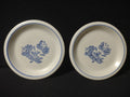 Vintage Pfaltzgraff Yorktowne Blue Floral Small Plates Set of 2 [6416]