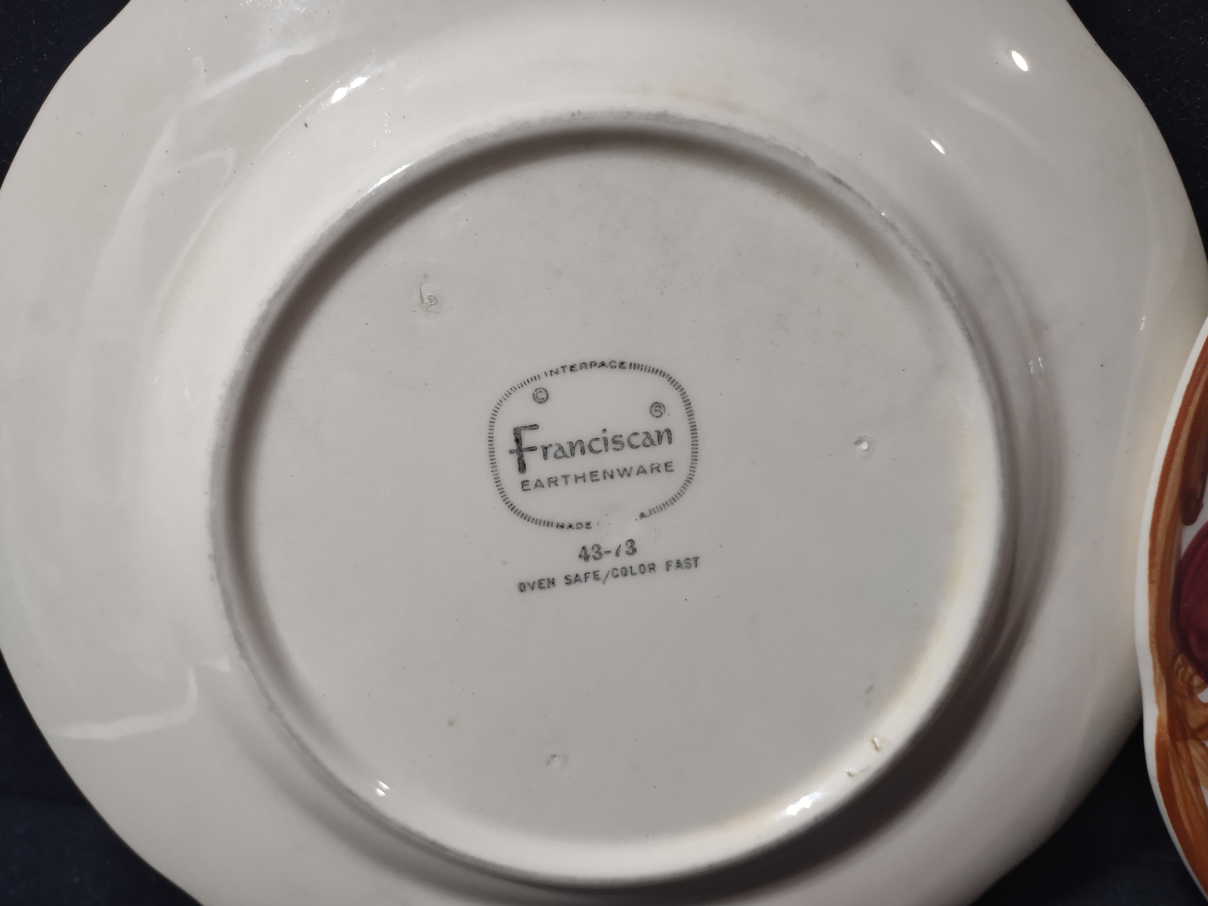 Vintage Franciscan Apple Salad Plates Set of 2 USA 8 Inch [6428]