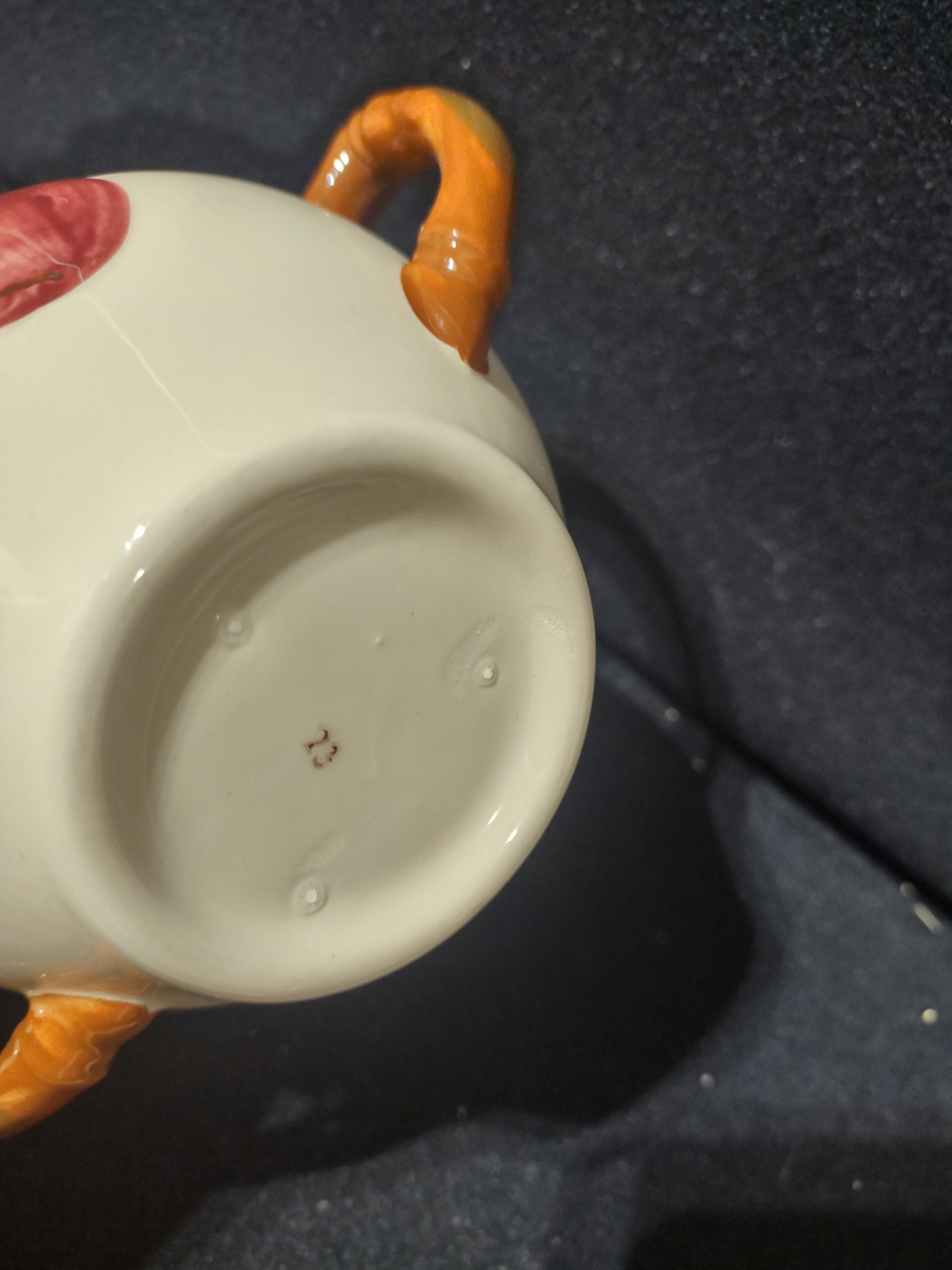 Vintage Franciscan Apple Creamer & Sugar Bowl with Lid Set Earthenware [6436]