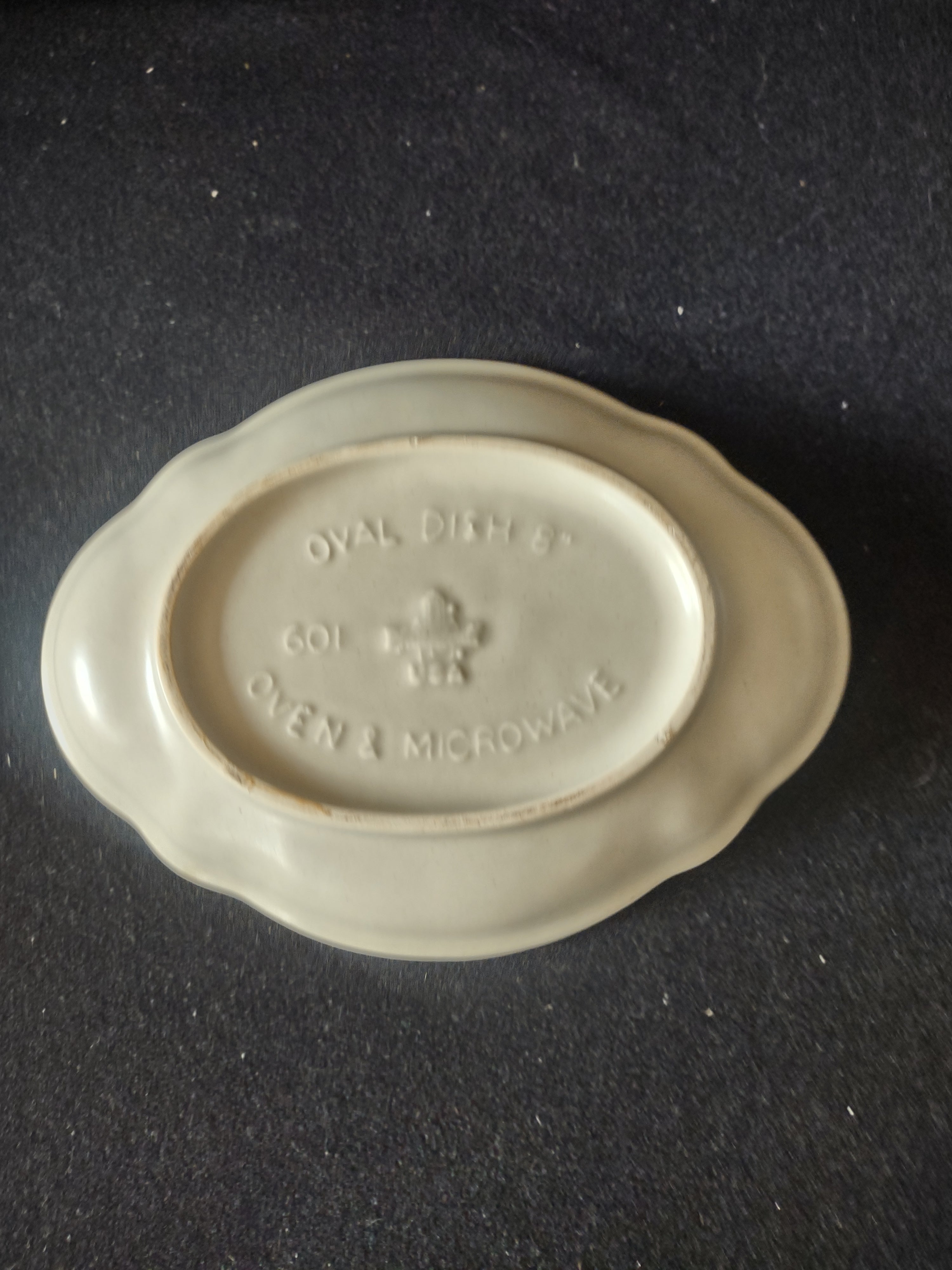 Vintage Pfaltzgraff Heirloom Oval Serving Dish Oven Microwave Safe [6440]