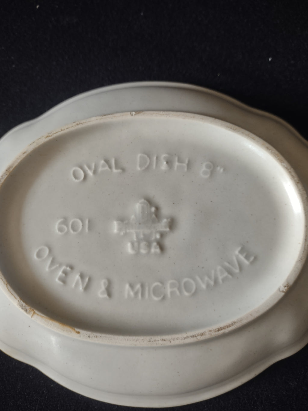 Vintage Pfaltzgraff Heirloom Oval Serving Dish Oven Microwave Safe [6440]