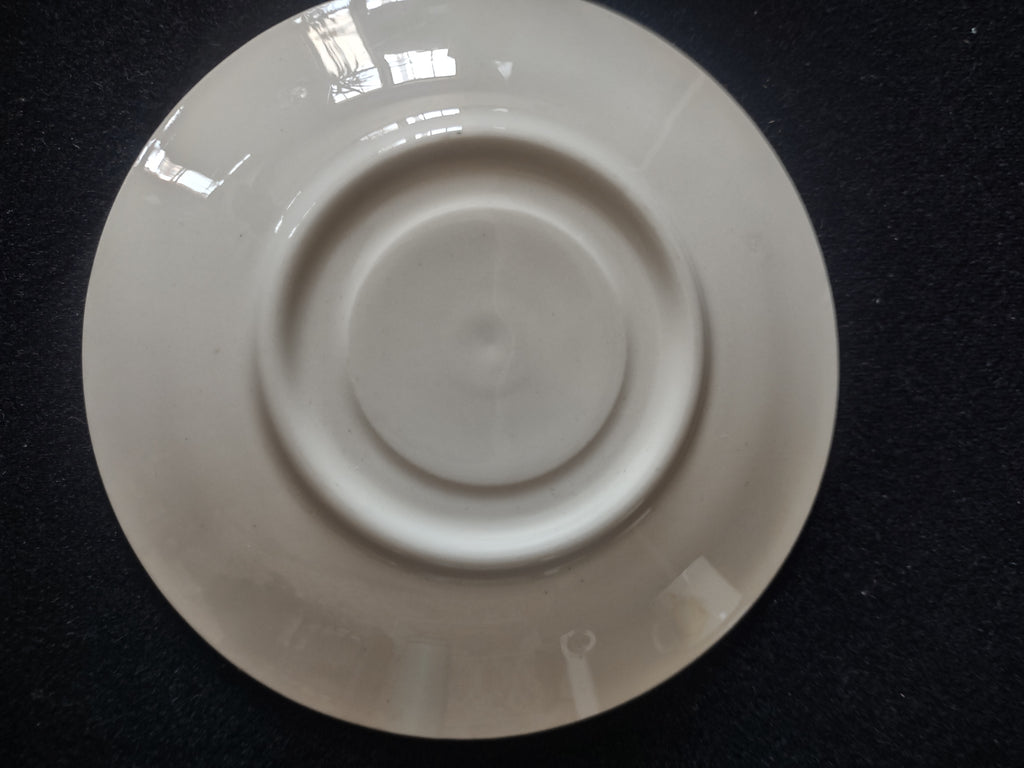 Vintage Yellow Rose Demitasse Cup Saucer Set of 4 Yellow & Green [6441]