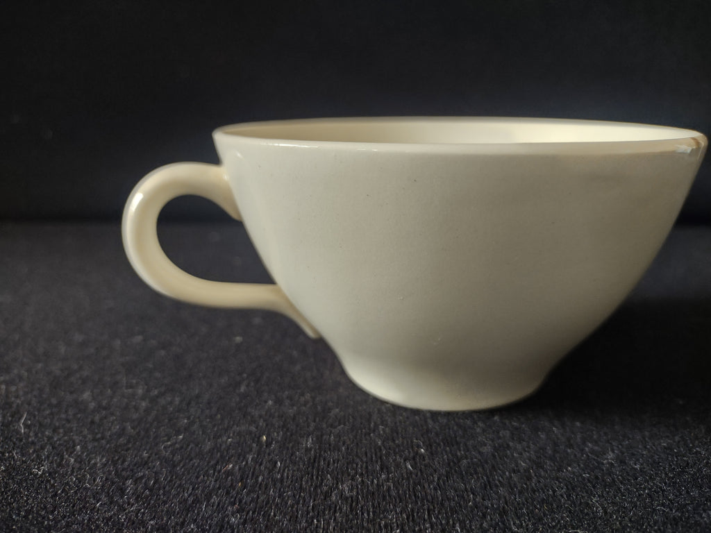 Vintage Yellow Rose Tea Cup Pair Yellow & Green [6442]
