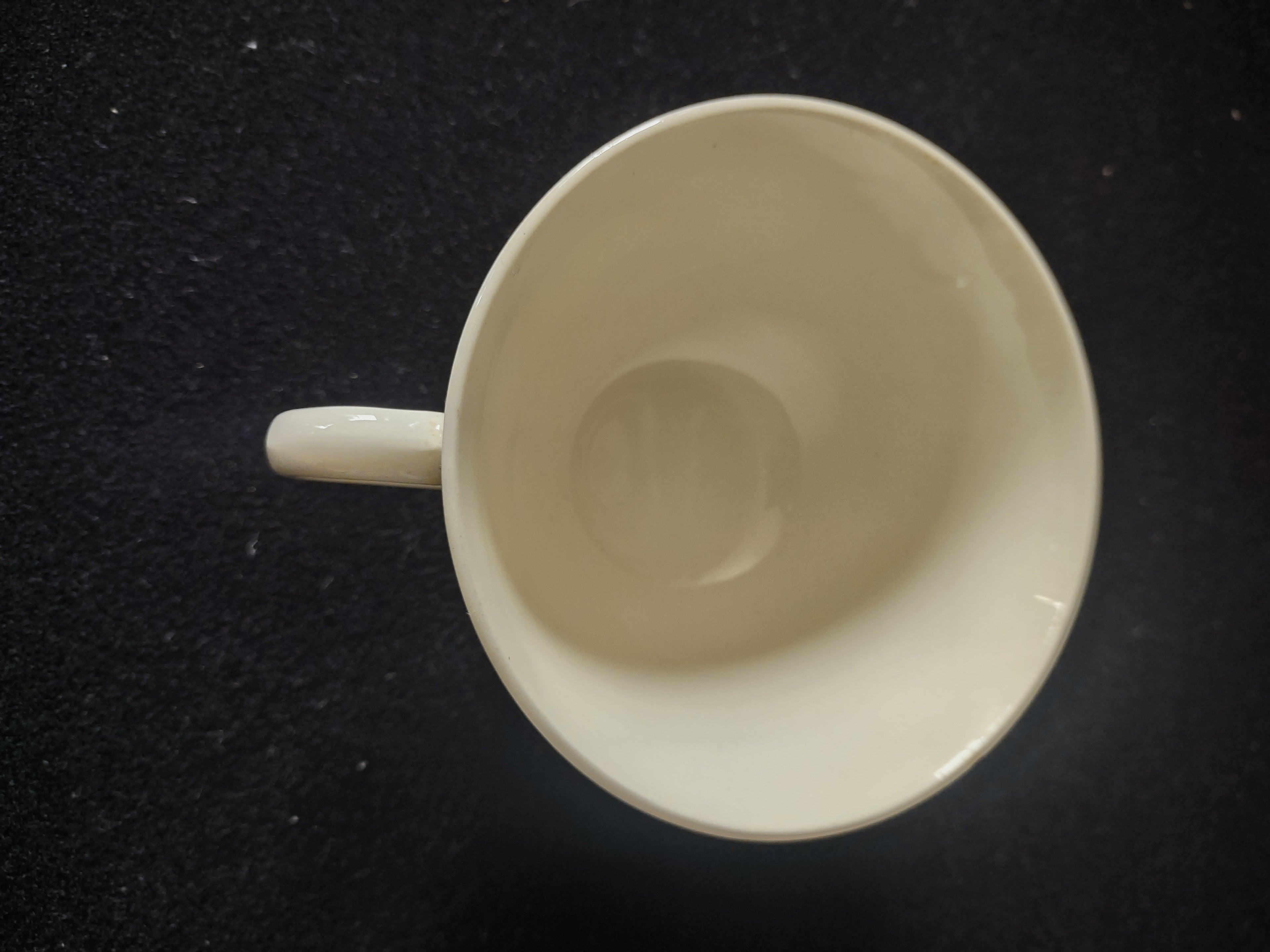 Vintage Yellow Rose Tea Cup Pair Yellow & Green [6442]