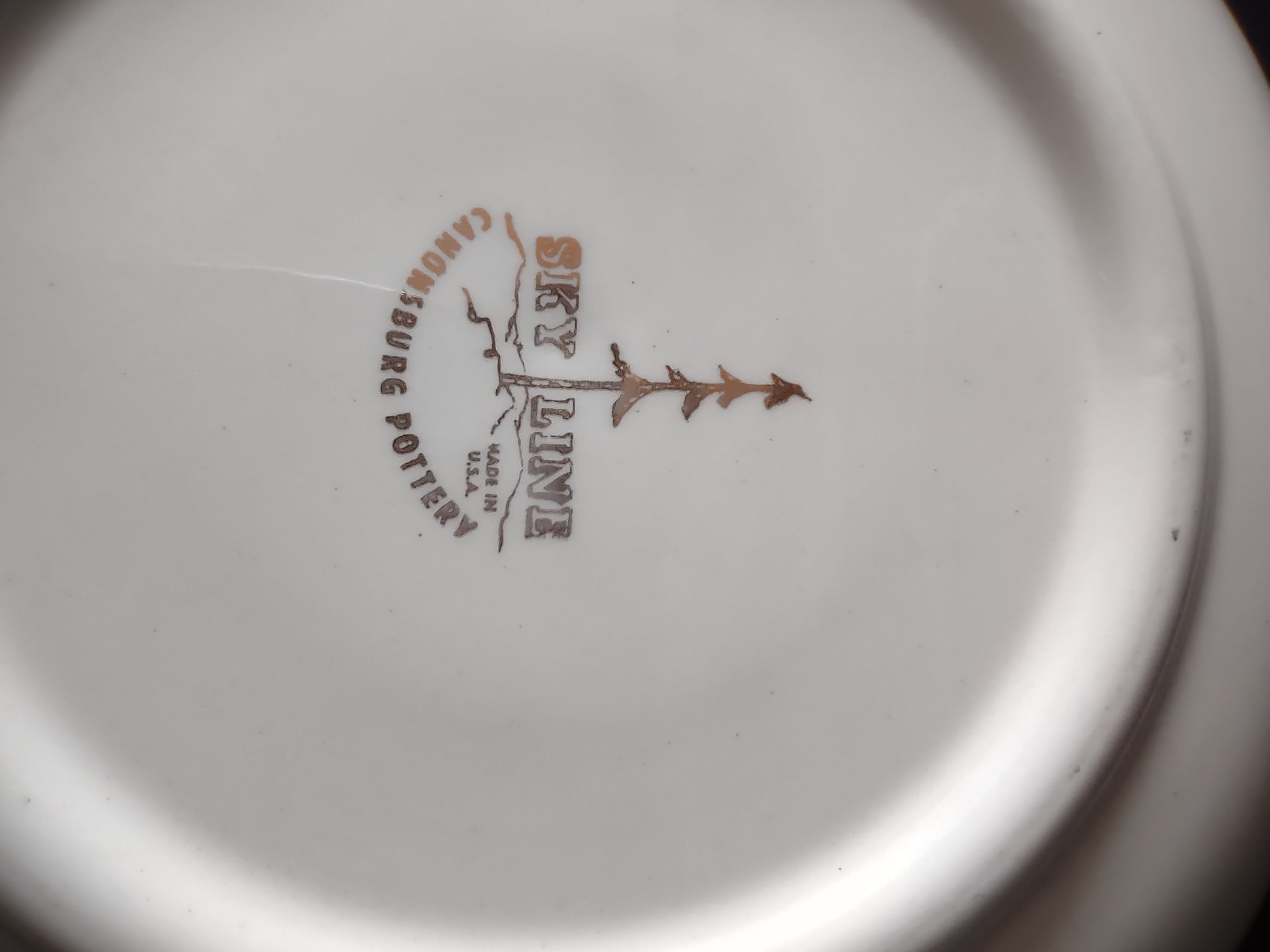 Vintage Canonsburg Pottery Yellow Rose Pasta Bowls Set of 4 [6446]