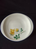Vintage Canonsburg Pottery Yellow Rose Platter 13" [6447]
