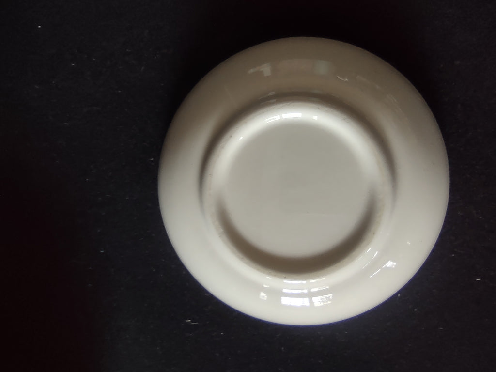Vintage Canonsburg Pottery Yellow Rose Fruit Bowls Set of 4 [6448]