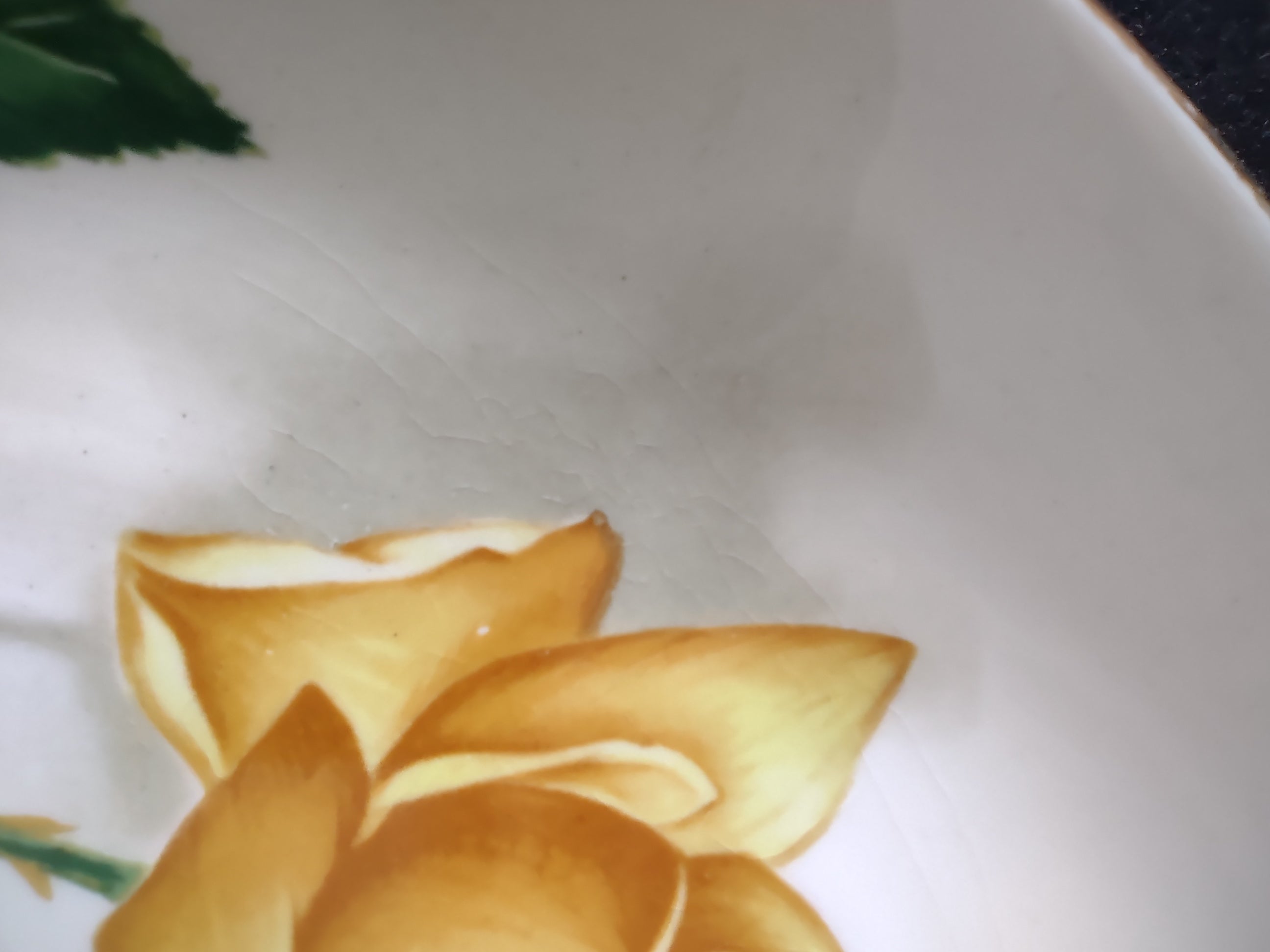 Vintage Canonsburg Simplicity Yellow Rose Dinner Plates Set of 3 [6451]