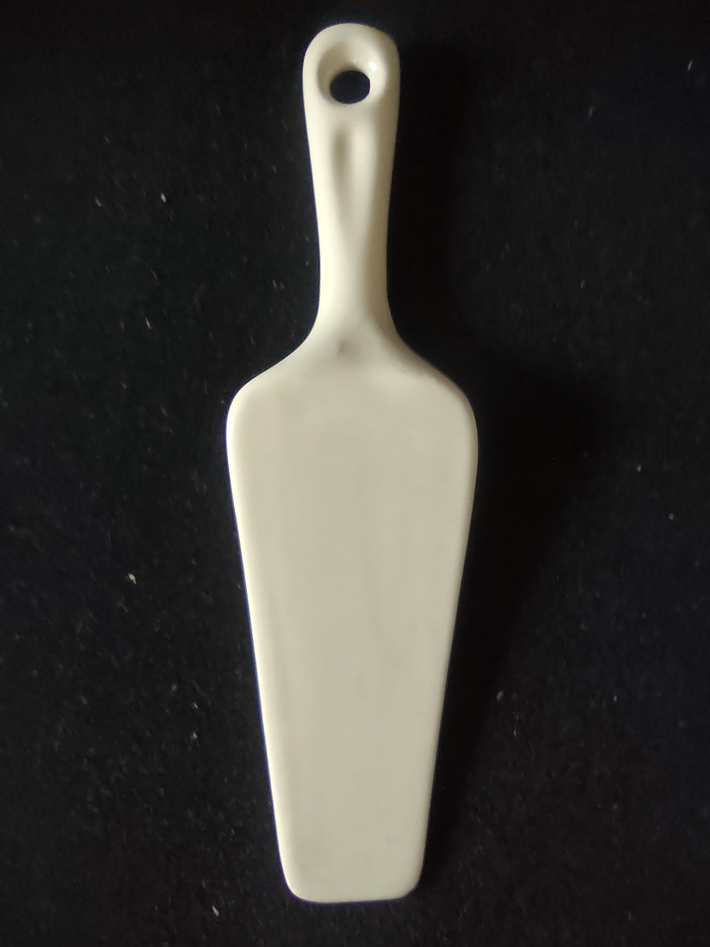 Vintage Yellow Rose Ceramic Cake Server Pie Spatula Cream Floral [6456]