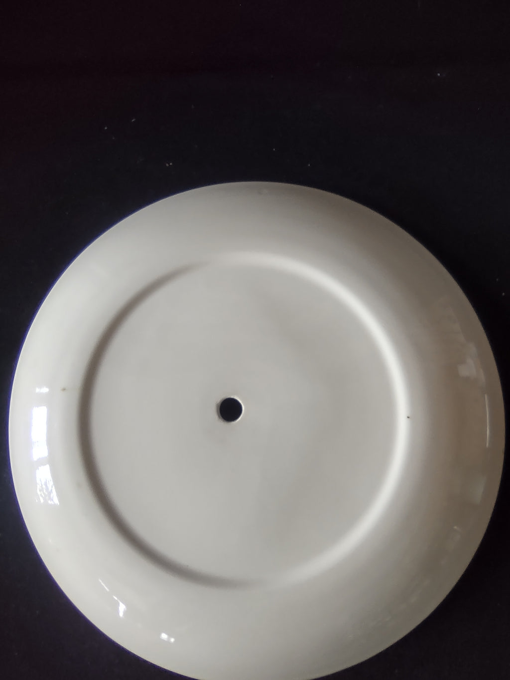 Vintage Yellow Rose 10" Replacement Plate for Tiered Cake Stand White Ceramic [6458]