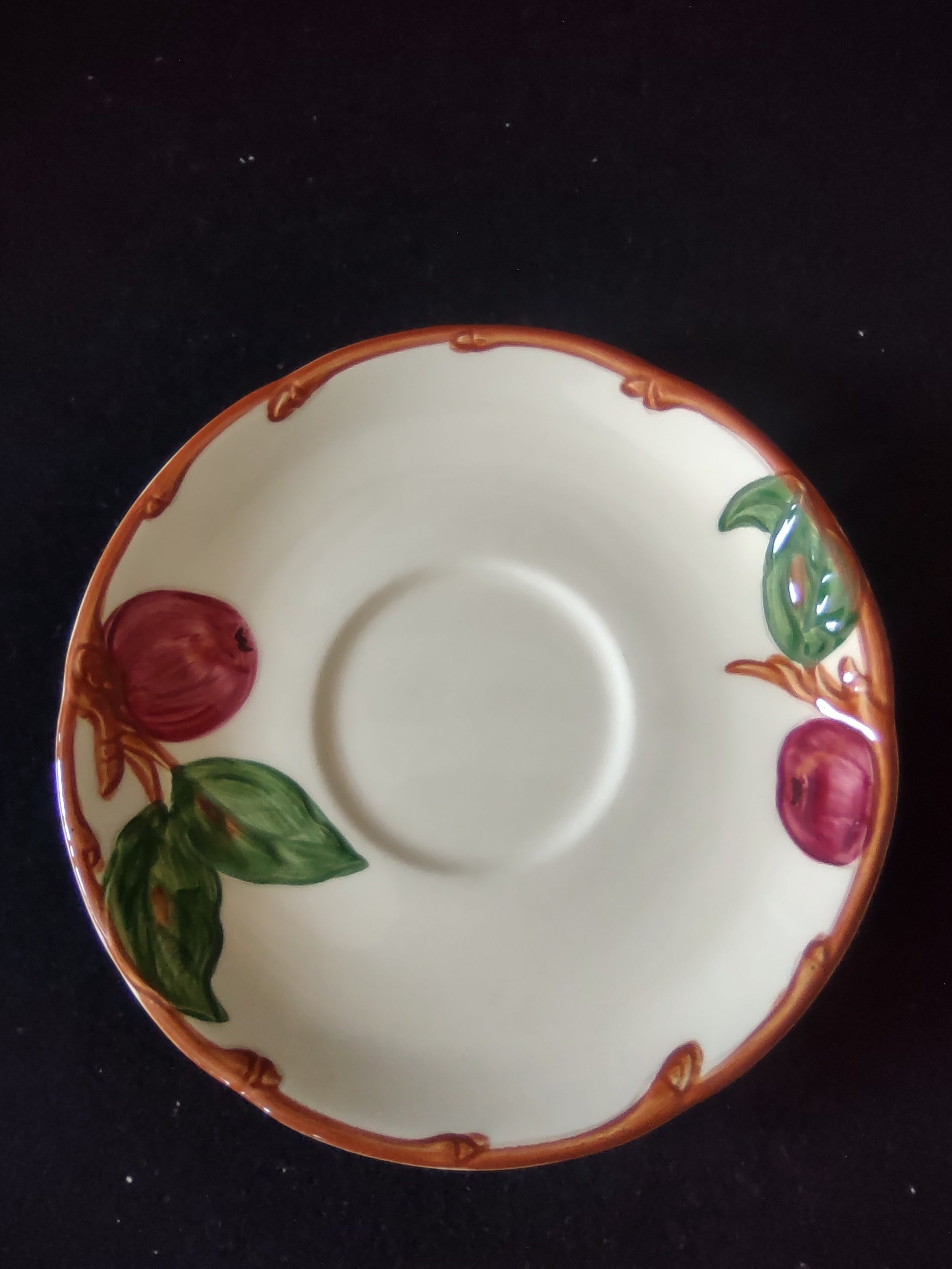 Vintage Franciscan Apple Saucer Gladding McBean Made in California [6462]