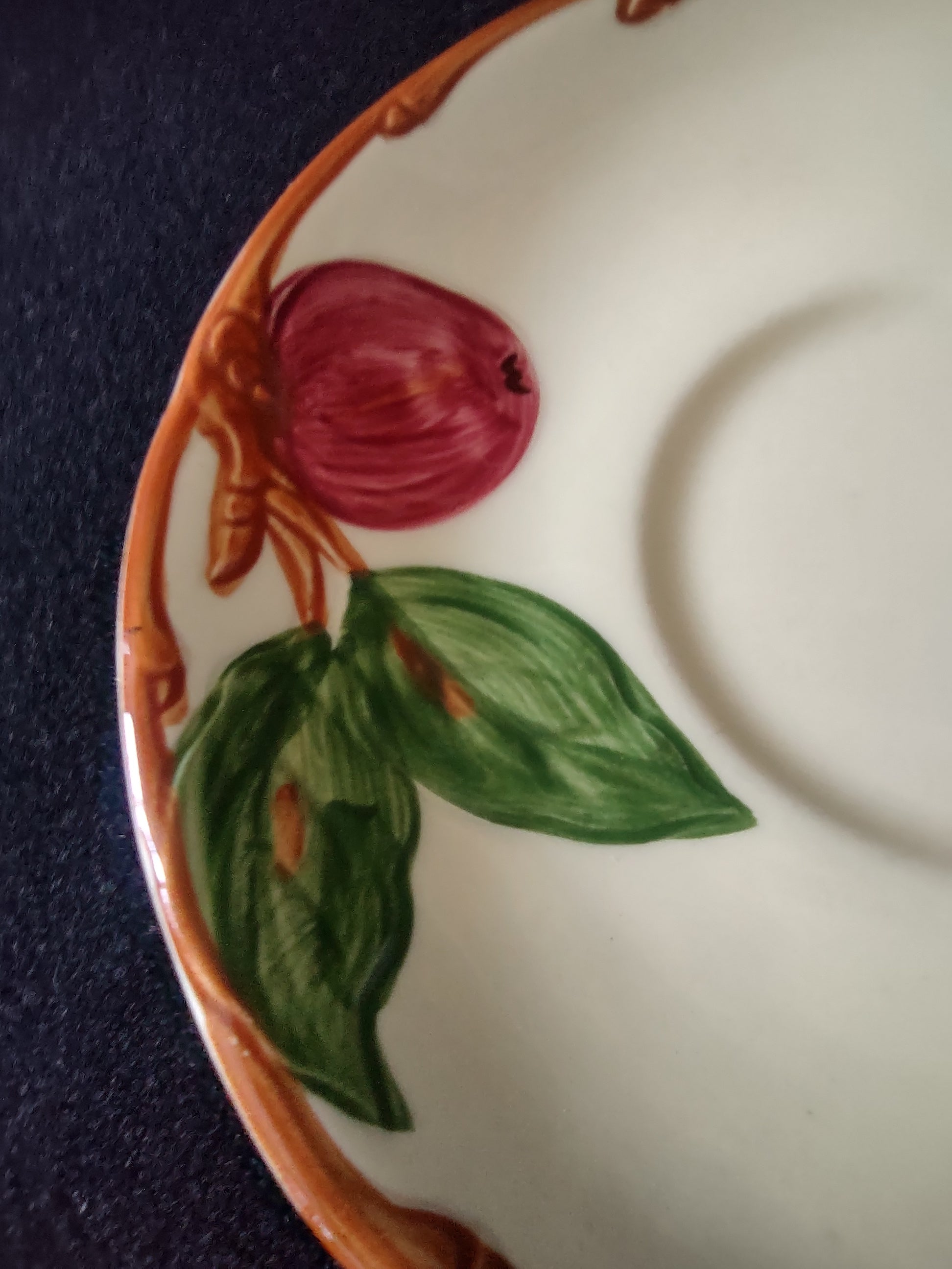 Vintage Franciscan Apple Saucer Gladding McBean Made in California [6462]