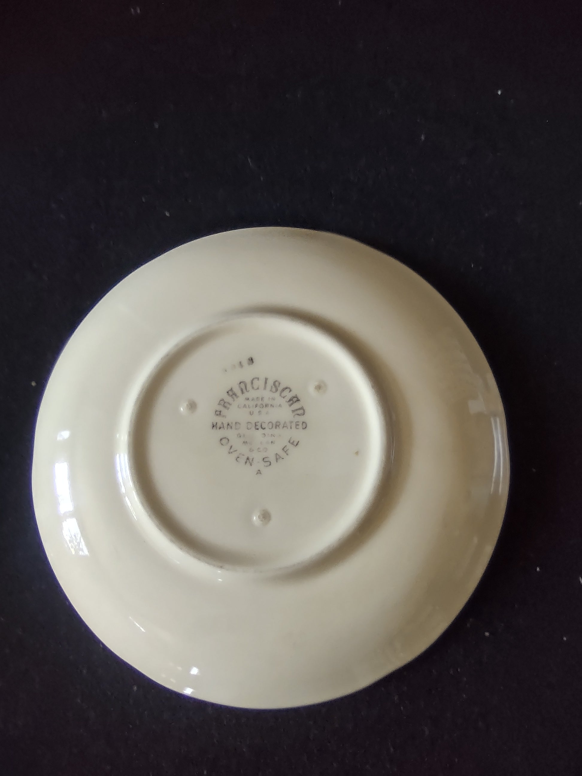 Vintage Franciscan Apple Saucer Gladding McBean Made in California [6462]