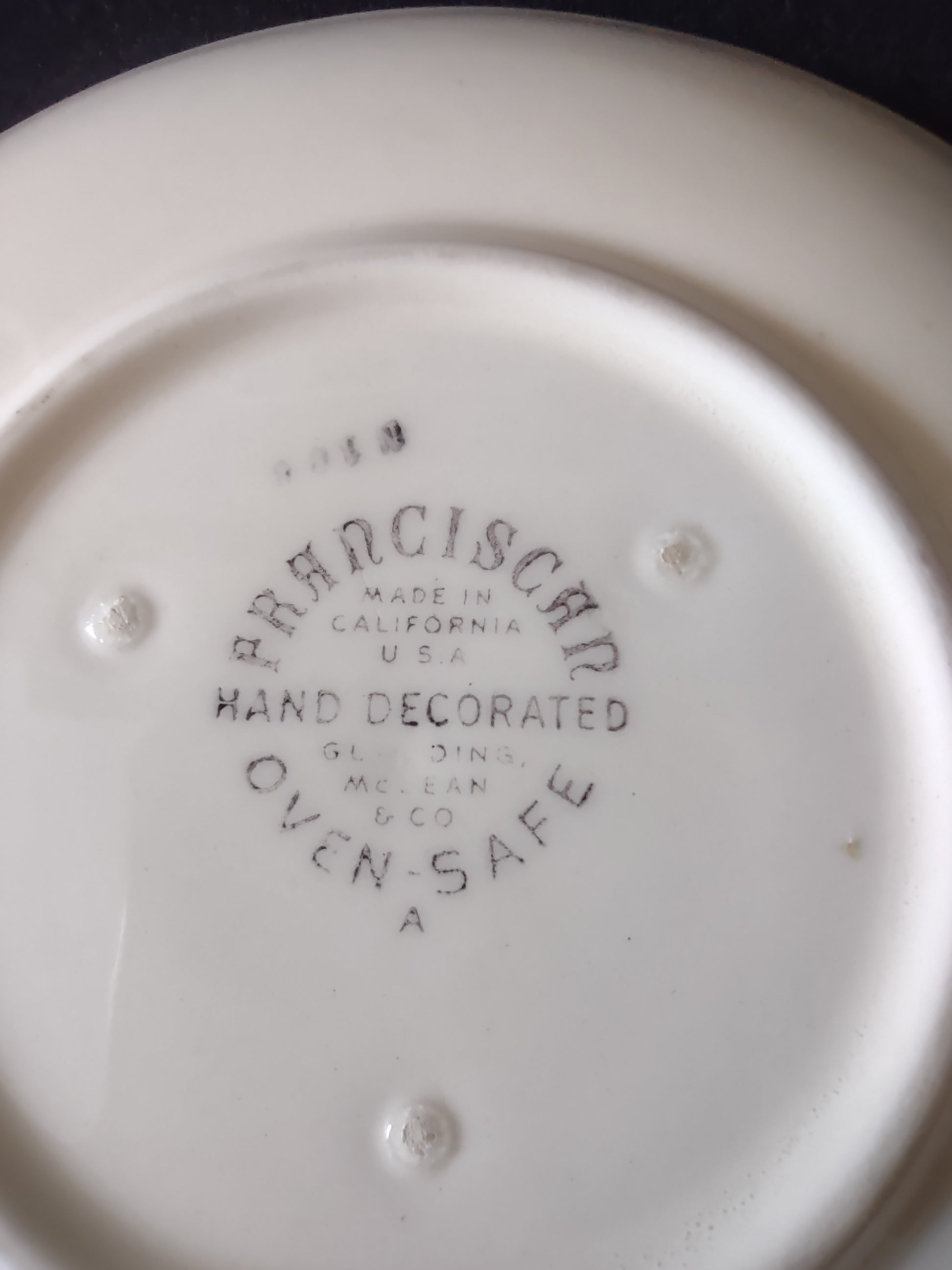 Vintage Franciscan Apple Saucer Gladding McBean Made in California [6462]