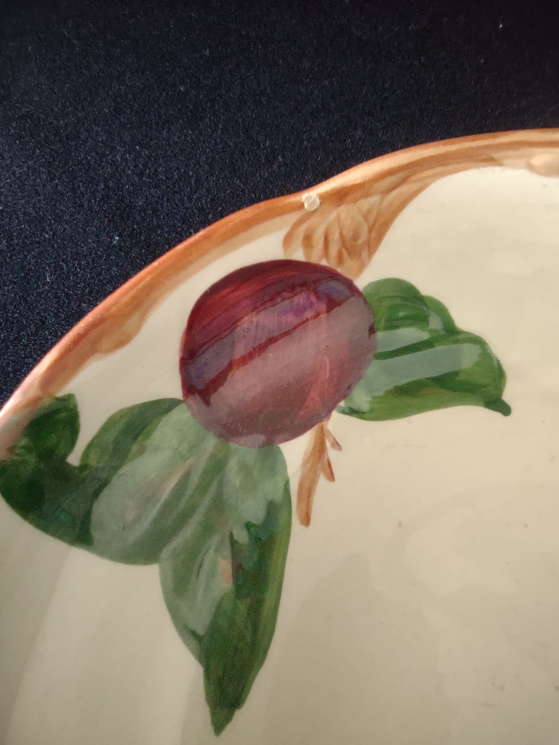 Vintage Franciscan Apple Cereal Bowl Hand Painted USA Earthenware [6467]