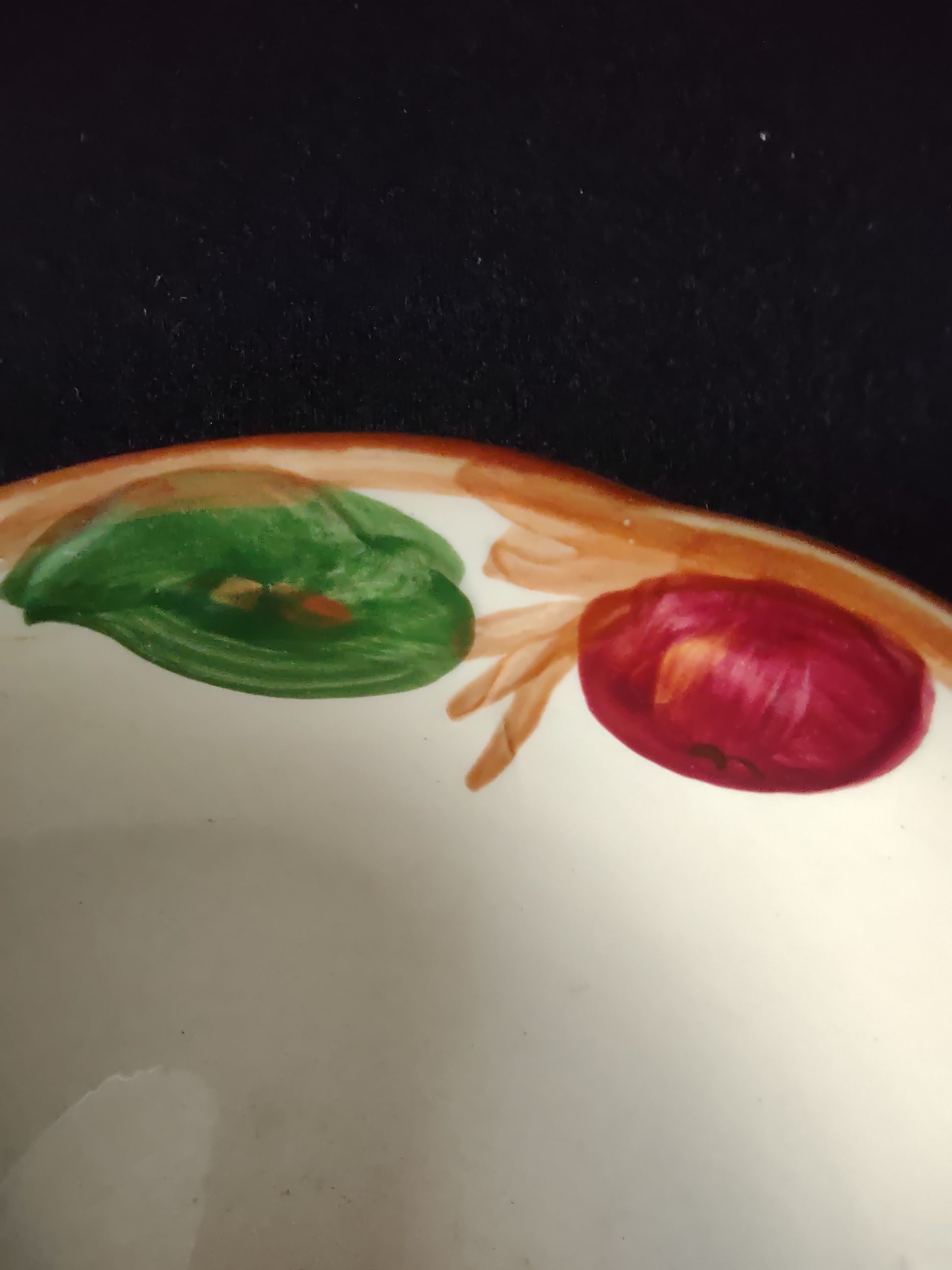 Vintage Franciscan Apple Cereal Bowl Hand Painted USA Earthenware [6467]