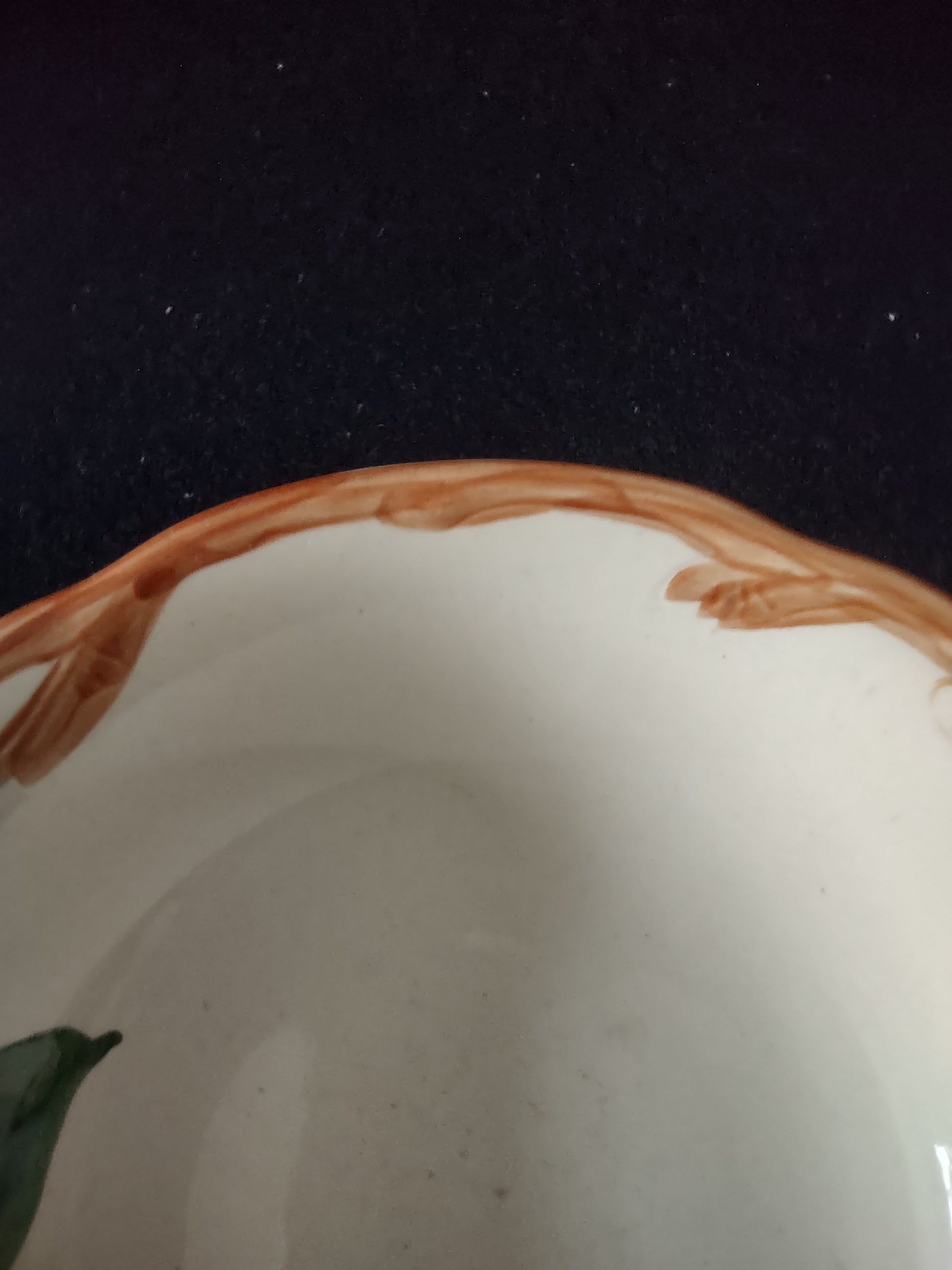 Vintage Franciscan Apple Cereal Bowl Hand Painted USA Earthenware [6467]