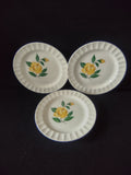 Vintage Cronin China Yellow Rose Bread & Butter Plate Set of 3 Ohio [6468]