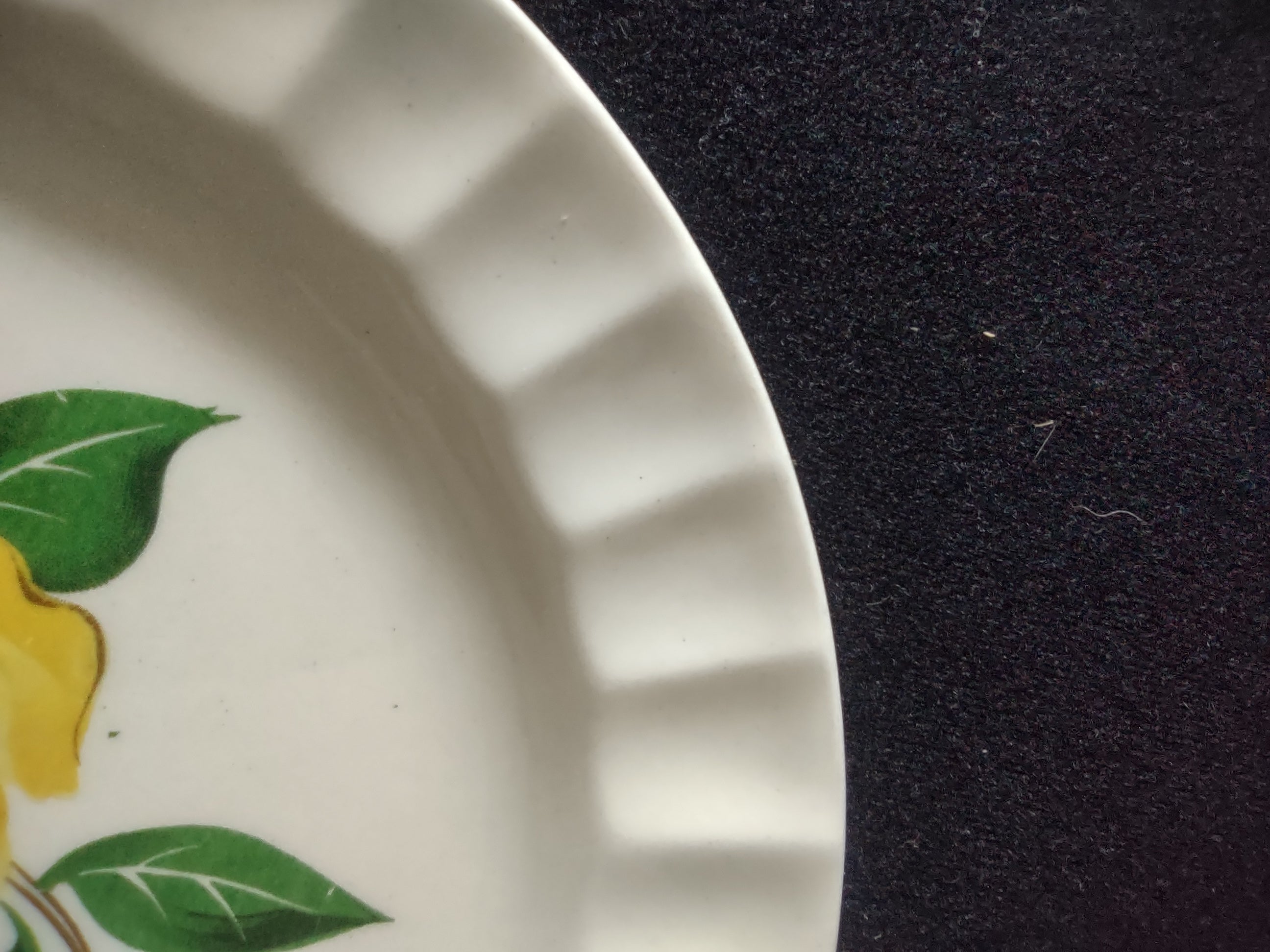 Vintage Cronin China Yellow Rose Bread & Butter Plate Set of 3 Ohio [6468]