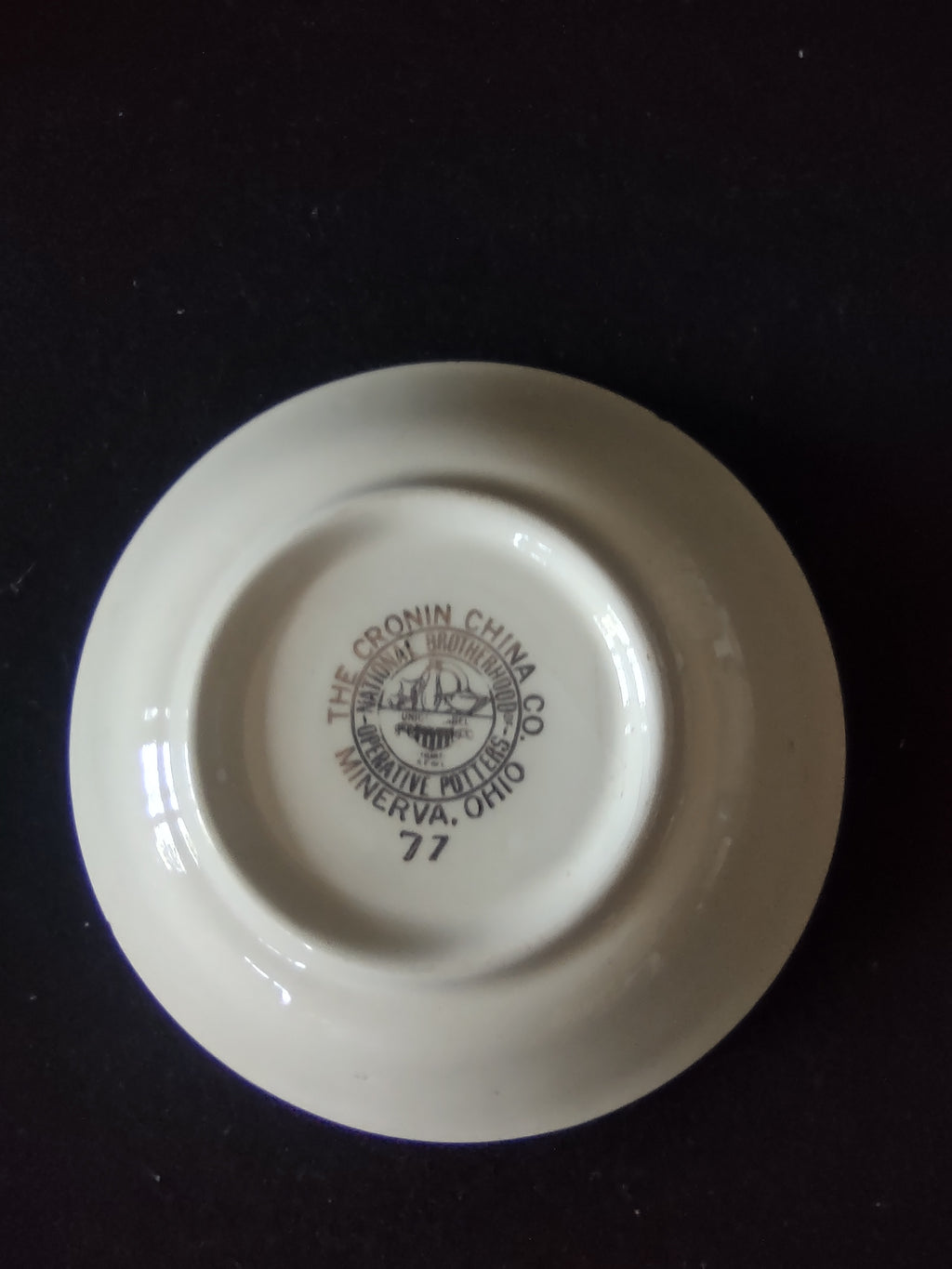 Vintage Cronin China Yellow Rose Berry Bowls Set of 3 Minerva Ohio [6475]