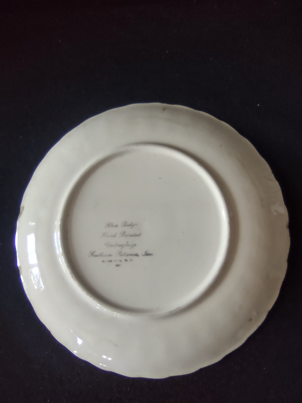 Vintage Blue Ridge Southern Potteries Strawberry Plates Set of 2 8in [6479]