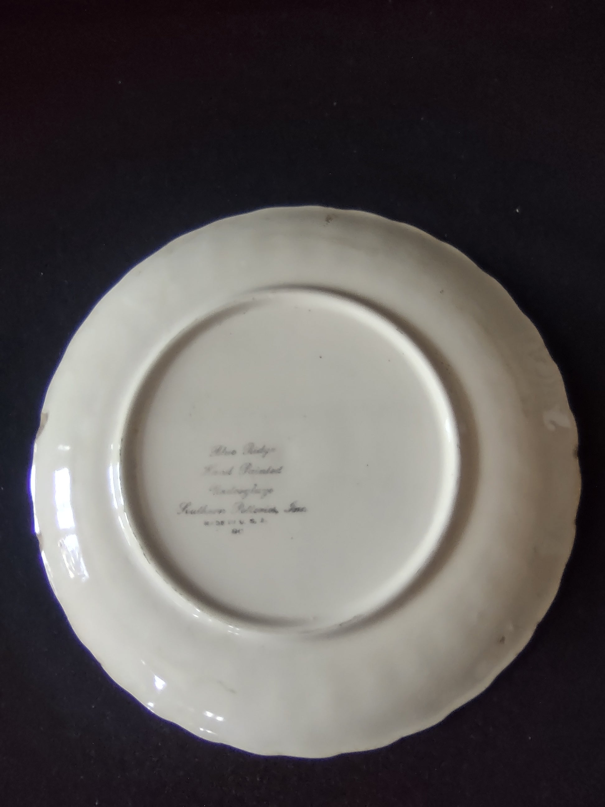 Vintage Blue Ridge Southern Potteries Strawberry Plates Set of 2 8in [6479]