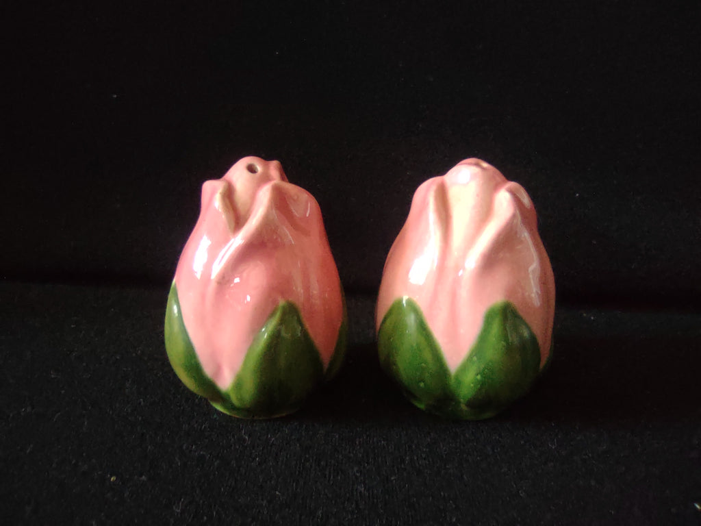 Vintage Franciscan Desert Rose Ceramic Salt & Pepper Shakers Set [6481]
