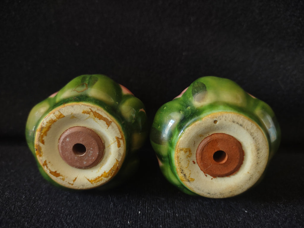 Vintage Franciscan Desert Rose Ceramic Salt & Pepper Shakers Set [6481]