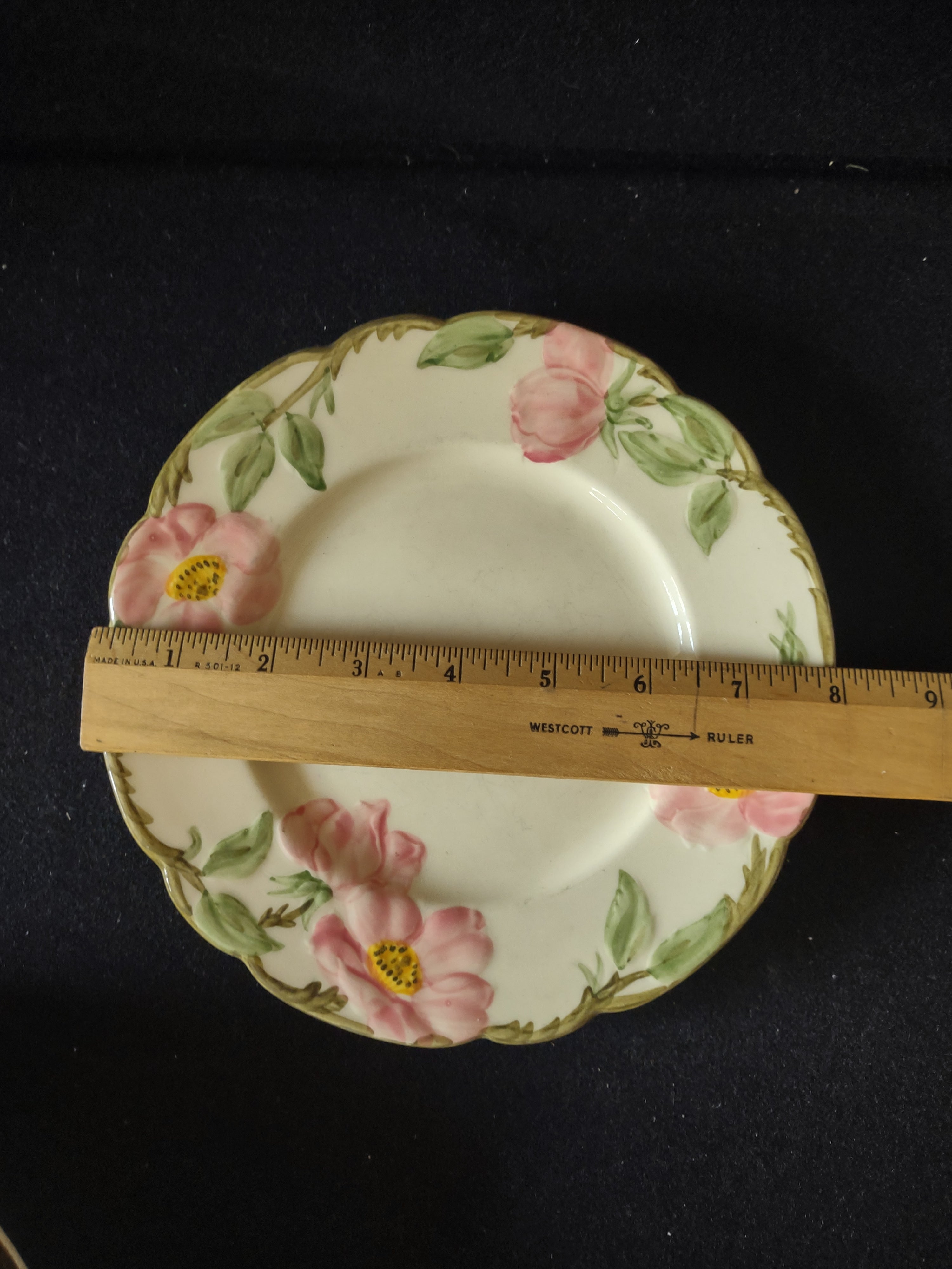 Vintage Franciscan Desert Rose Salad Plate 8" Made in California USA [6482]