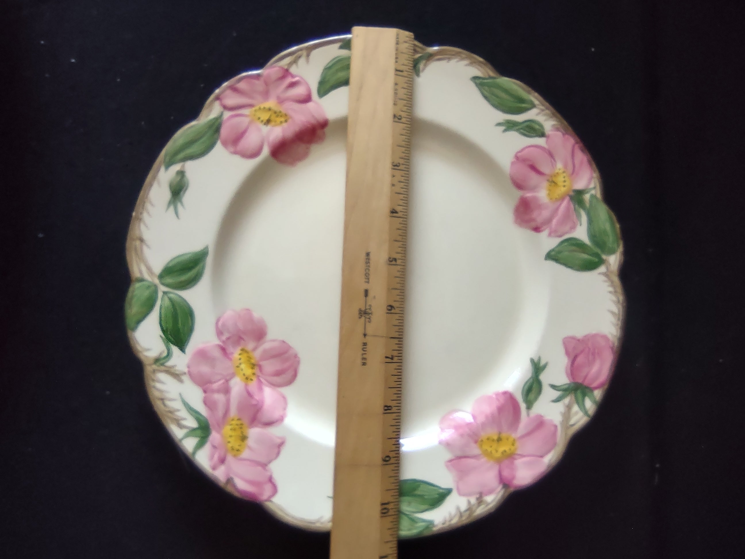 Vintage Franciscan Desert Rose Gladding McBean Dinner Plate 10.5" Made in USA [6483]