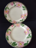 Vintage Franciscan Desert Rose Dinner Plates Set of 2 10.5" Made in USA [6484]