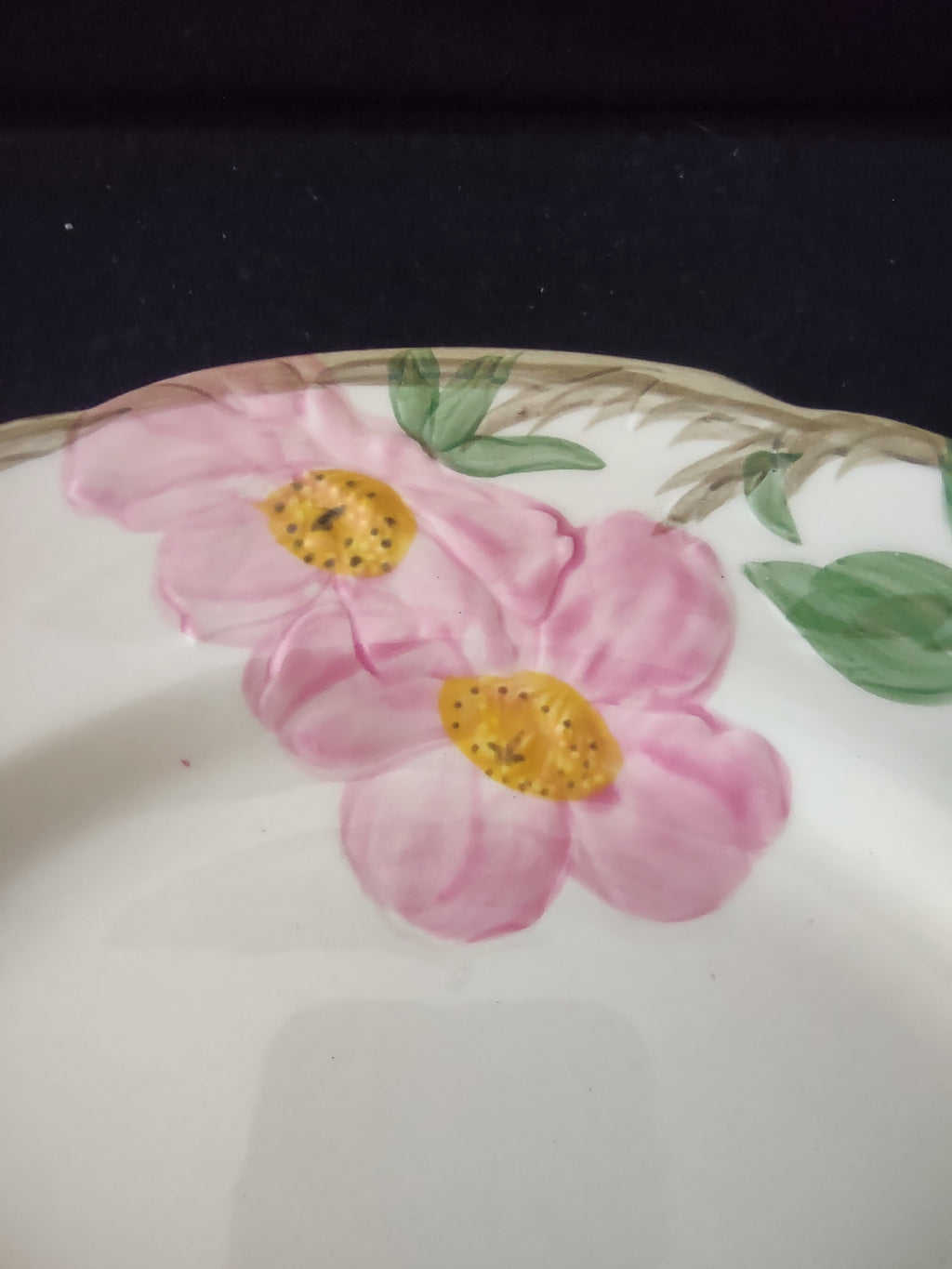 Vintage Franciscan Desert Rose Dinner Plates Set of 2 10.5" Made in USA [6484]