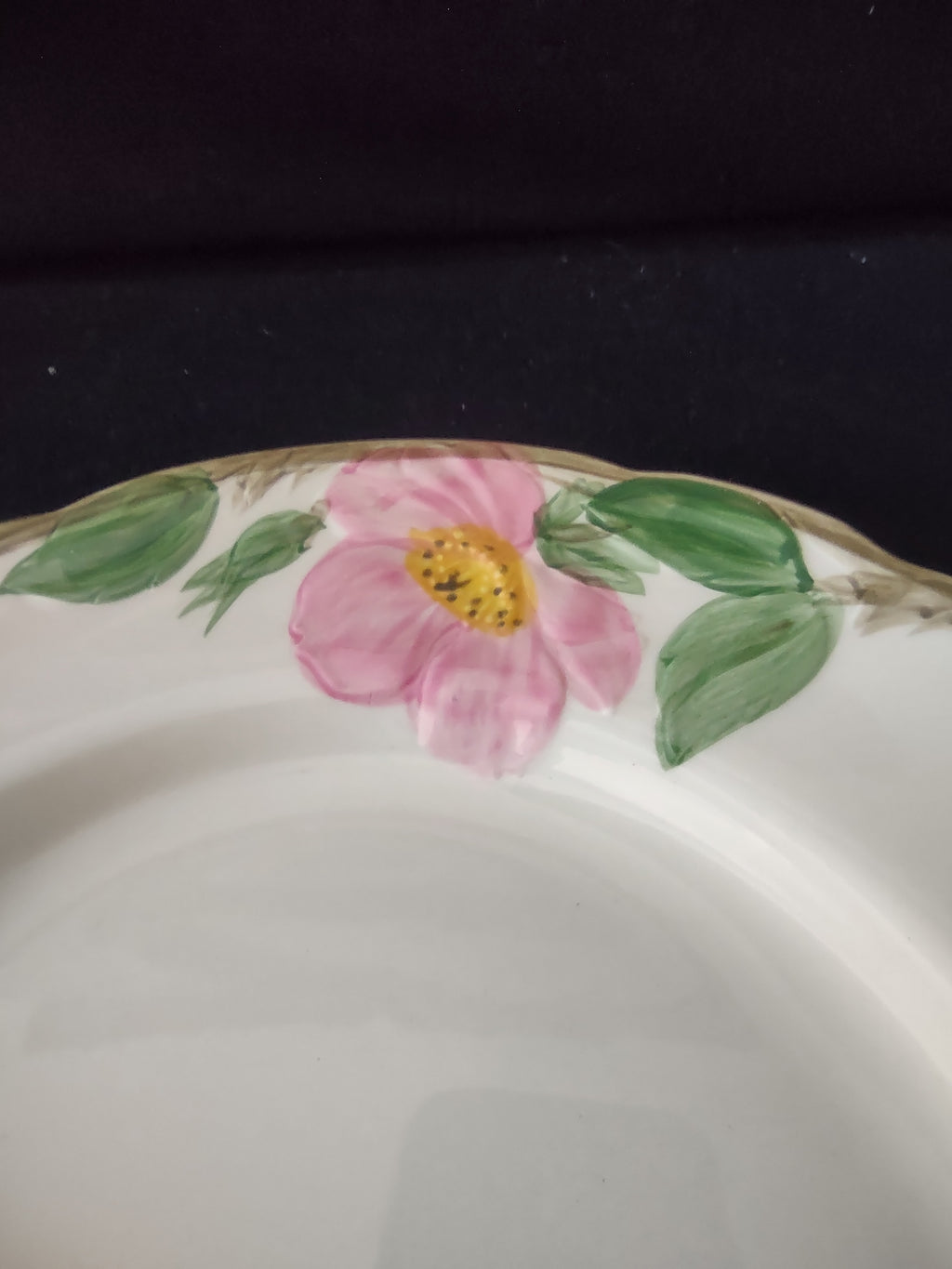 Vintage Franciscan Desert Rose Dinner Plates Set of 2 10.5" Made in USA [6484]