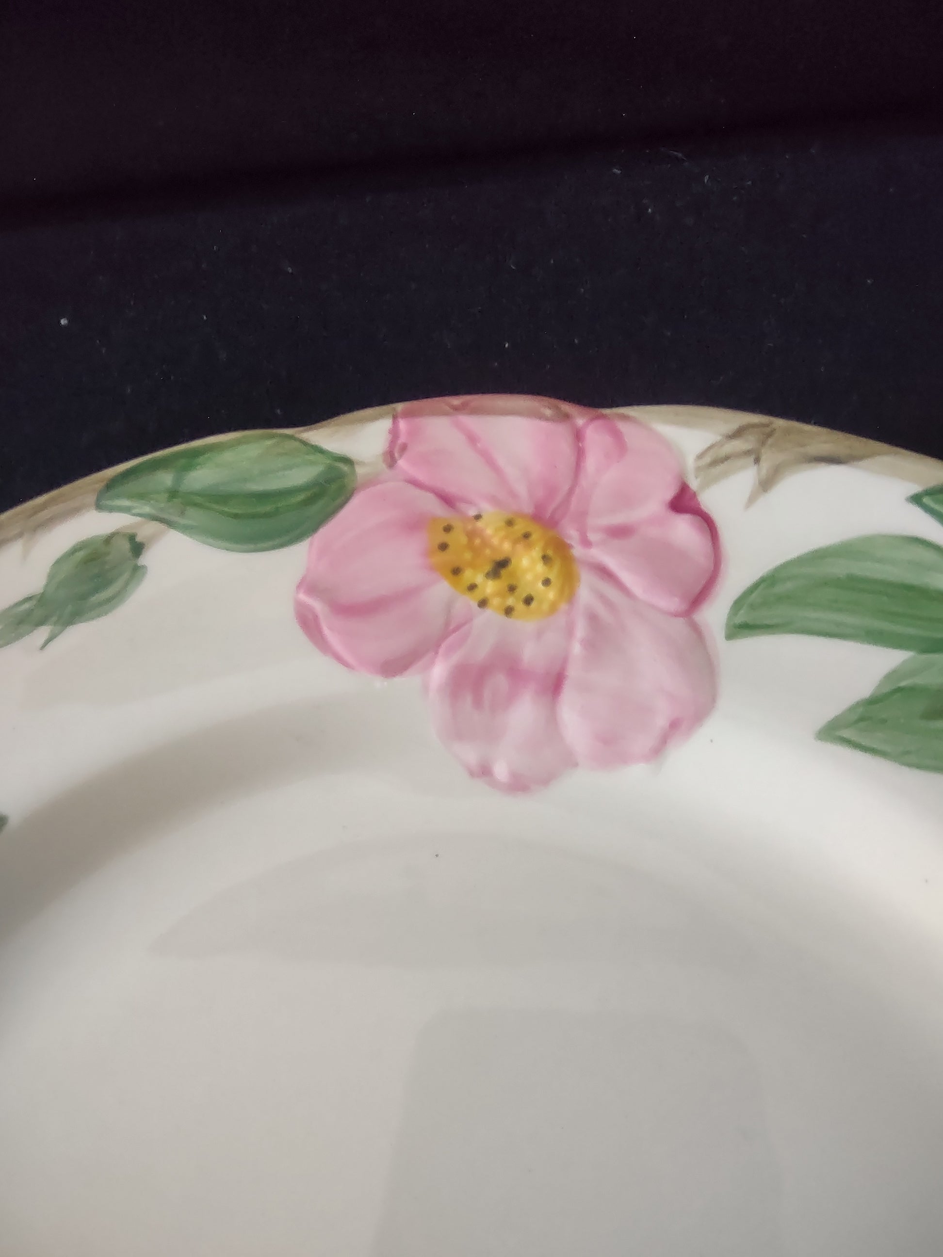 Vintage Franciscan Desert Rose Dinner Plates Set of 2 10.5" Made in USA [6484]