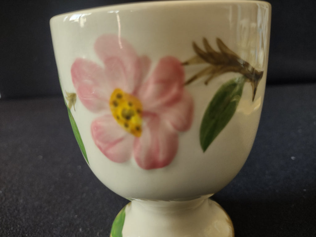 Vintage Franciscan Desert Rose Egg Cup Made in USA Pink Floral [6485]