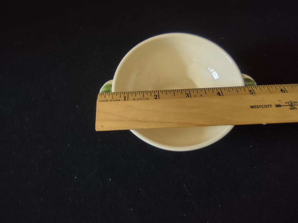Vintage Franciscan Desert Rose Cream Soup Bowl Tab Handles USA [6486]