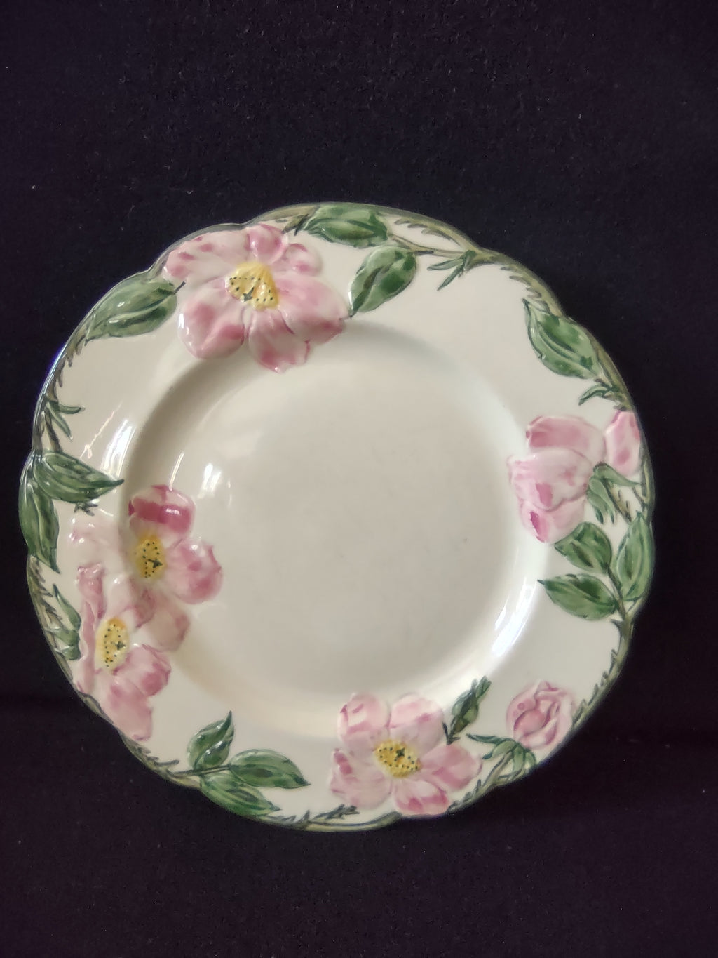 Vintage Franciscan Desert Rose Dinner Plate 9.5 Inch Hand Painted USA [6487]